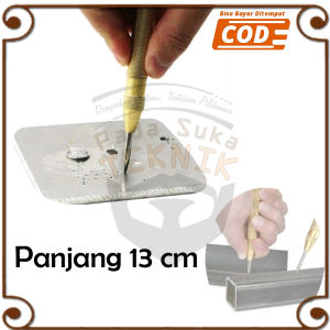 Alat Penitik Besi Automatic Drip Center Punch 127mm Pen Pahat Penanda Titik Bor Otomatis
