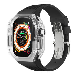 Ốp tháo nhanh kèm đồng hồ dây đeo cho Apple Ultra 2 SE Series 10/9/8/7/6/5/4 Bộ Mod thể thao Richard RM sang trọng cho Apple iWatch siêu 49mm 46mm 45mm 44mm