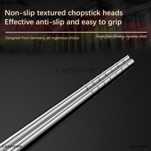 [COD] Cozyroom 1Pair Stainless Steel Chopsticks Long Chopsticks Cook Noodles Deep Fried Hot Pot Chinese Chopsticks Reusable Metal Chopstick
