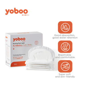 Yoboo Nursing Pad-Light | 30 Sheets | Quick Absorption | Lock Water | Super Soft | Skin Friendly | For Breastfeeding Mom