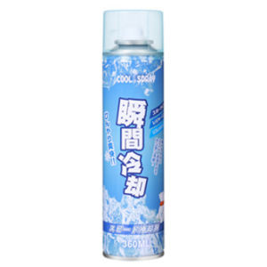 SG Instant cooling spray freeze spray 260ml/360ml insect exercise cool spray refrigeration spray cooling agent quick