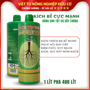 Chế Phẩm KÍCH RỄ CỰC MẠNH: Kích Thích Ra Rễ Ra Hoa Ra Trái Đồng Đều Chống Rụng Trái Non - Chai 1 Lít