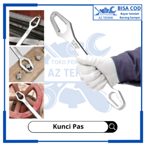 Kunci Pas Universal Adjustable Torx Wrench Double Head Dua Sisi Ring Ukuran 14-22 8-13mm Multifungsi