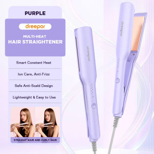 Dreepor Professional Ceramic Steam Hair Straightener Fast Heating Hair Flat Iron Vapor Hair Iron Women Salon Rebonde Hair Styling tools