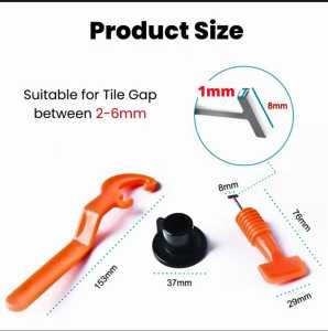 Blitz Tile Leveler-Perata Keramik-Nat Screw Spacer Tile Leveling