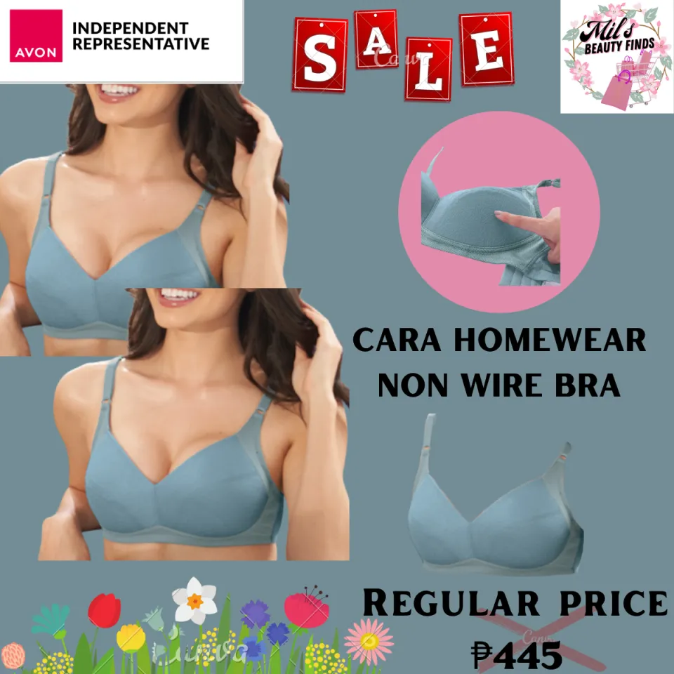 Avon Cara Homewear Nonwire Classic Bra size 34a to 38b