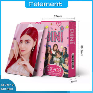 92pcs/Box Bini Photocard Bini Lomo Card Stickers Mikha Jhoanna Colet Photocards