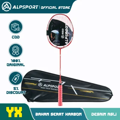 ALPSPORT Zhanyu Raket Bulu Tangkis Bridge Raket Badminton Magnetik 32LBS 4U G5 50T 100% Full Carbon Fiber Raket Badminton Original ALP