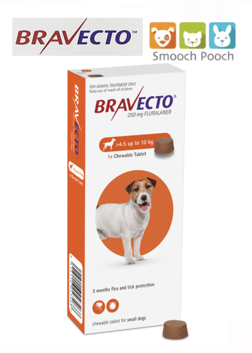 Bravecto Chewables Tablets Dog Ectoparasiticide 4.5 - 10 kg ( 3 months ...