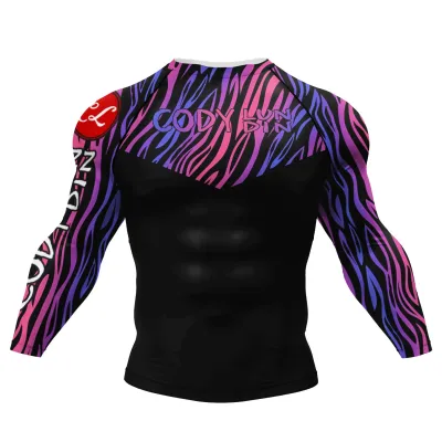 Áo nén nam Cody Lundin áo lót thể thao gym MMA BJJ áo bảo vệ Rash Guard không gi áo dài tay đầy đủ cho nam