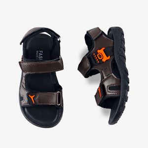 C-SPEED SHOES HD2605 COD Leather Sandals For Kids Boy Non-slip Beach Shoes