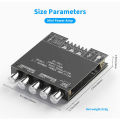 TDA7498E Modul ZK-HT21 ZK-TB21 Power amplifier 160w x 160w+220w 2.1 Channel Power Audio Penguat Suara Stereo Papan AMP Bluetooth 5.0 Amplifier Board. 
