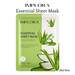 Implora Essential Sheet Mask - Masker Kertas - Masker Tisu - Masker Lembar