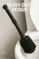 Heavy-Duty Telescopic Toilet Plunger – High-Pressure Bellows Drain Unblocker. 