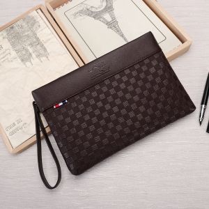 HANDBAG PRIA WANITA TAS TANGAN KULIT CLUTCH HAND BAG DISTRO BRANDED LEATHER IMPORT COWOK CEWEK MURAH GROSIR TERBARU - CL085