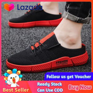 【Promotions】Korean Half Shoes for men Half Slippers Sandals Loafers for men 2020 New Fashion Shoes Mules for men