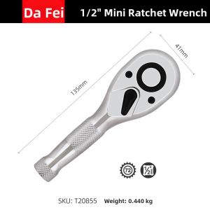 MODERNLUX Đầu khẩu 1/4 3/8 1/2 inch Cờ lê bánh cóc 72 Răng Thiết kế 2 trong 1 Cờ lê đầu khẩu Chuyên nghiệp Tính năng ổ cắm nhanh Dụng cụ cờ lê lực Dành cho việc sửa chữa ô tô.