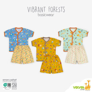 Velvet 1Set Setelan Baju Anak Bayi - Ecer Panjang Pendek CPR & Kutung