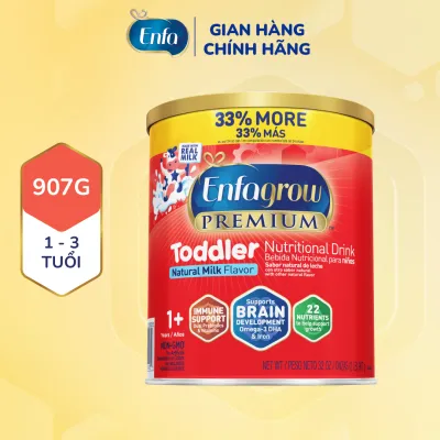 [FREESHIP TOÀN QUỐC] Sữa bột Enfagrow Premium Toddler 907g hỗ trợ phát triển toàn diện cho trẻ từ 1-3 tuổi