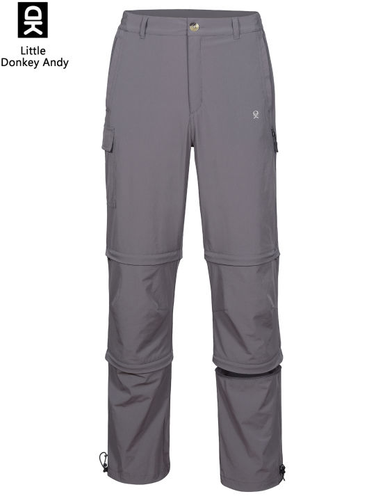 BASSDASH Men's Quick Dry Convertible Water Resistant UPF 50+ Pants FP02M