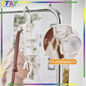 Gantungan Lemari antungan topi Serbaguna Bag Hanger Hook Rack Organizer Membuat hidup lebih nyaman