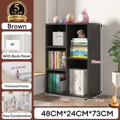 SS Book shelf Rack Organizer Utility Cabinet Bookcase Storage Cabinet Display Shelf For Room