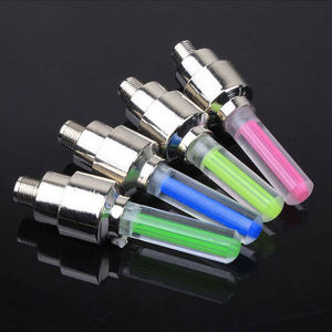 [Temporarily delisted] 1Pcs/2Pcs LED Neon Flash Light Lamp Bike Car Tire Tyre Wheel Valve Sealing Caps