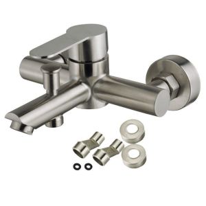 【SG Stock】4 In 1 Shower Head Set Bathroom Shower Faucet Cold Hot Water Mixer Triple Valve Nozzle Tap Bathtub Faucet Set Accessories