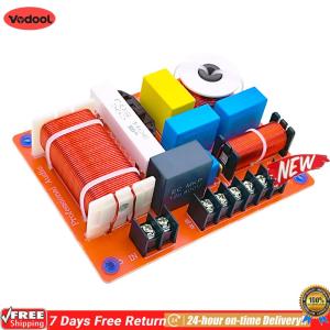 [Vodool Flagship Store]500W Speaker Audio Frequency Divider 3 Ways High-Low Frequency Crossover Module for Home Theater Speaker Upgrade