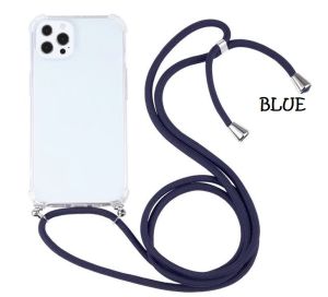 IXB Clear TPU Phone Case with Adjustable Lanyard for iP 14/13/12/11 Pro Max 7+/8+/XR/XS Max - Fast SG Shipping