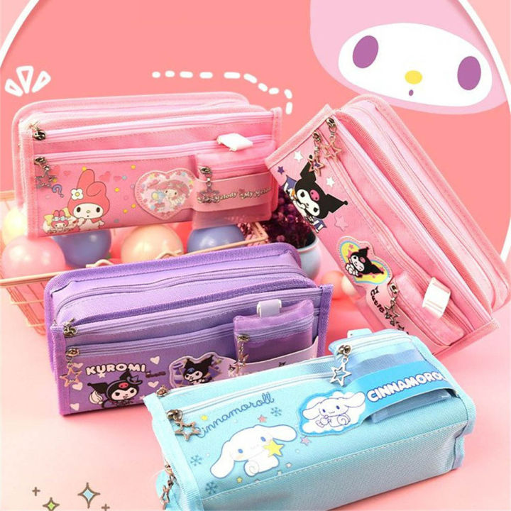 1PC Pencil Box Portable Pencil Bag Lovely Large Capacity Pencil Case ...