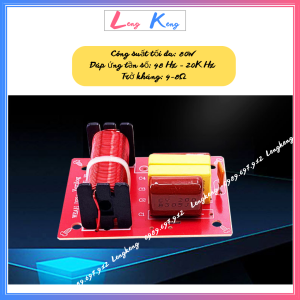 [Giá 1 mạch] Mạch phân tần loa 2 đường tiếng D234 dùng cho 1 Bass 1 Treble 80w | Phân tần 2way âm thanh Hi-Fi