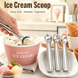 Ice Cream Scoop Heavy Duty Aluminum Gelato Scooper Nonstick Ergonomic Spoon Kitchen Dessert Tool
