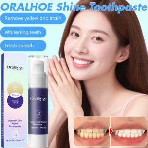 Purple Special Clean Teeth Shine Toothpaste Whitening Stain Removal Fresh Breath Oral Care for Daily Use