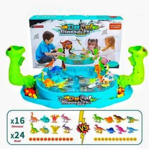 Puzzle Children Dinosaur Catapult Battle two-player tabletop game Kids Dinosaur Set Tyrannosaurus rex Simulation Gift Parent-Child Interaction