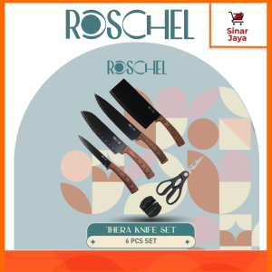 ROSCHEL Thera Knife Set / Pisau Set 6 Pcs (Anti Karat Tajam)