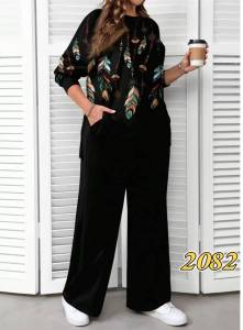 A.N show room plus size muslim terno free size fit semi xl