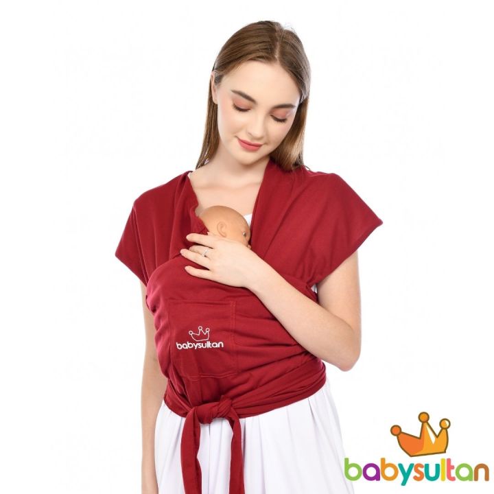 Gendongan Bayi Depan Instan Baby Wrap 3 in 1 M Shape dengan Sash Belt Terbaru babysultan Lazada Indonesia