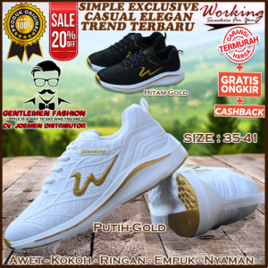 Sepatu Sneakers Wanita U-03 35-43 Import Original Premium Awet Ringan Empuk Nyaman Olahraga Sport Badminton Senam Gym Lari Kets Sepatu Kasual Fashion Casual Kasual Pesta Kondangan Travelling Korea Wanita Cewek Cewe Remaja Murah Terbaru Kekinian Korea 2022