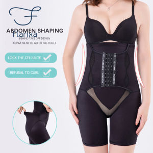 Flarixa   [3 in 1] Womens high-waist abdominal panties postpartum repair slimming underwear breasted boxer safety shorts tight body shaping pants