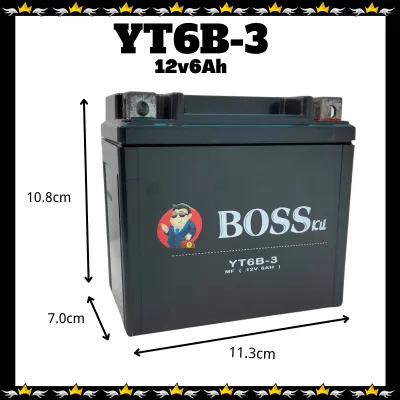 BOSSKU BATERI YT6B YTZ6V MODEL BATTERY RS150 RSX PCX150 VARIO 150 YM JET BASICX50 ADV 150 PCX