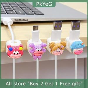 [COD] PkYeG KITCHEN 4PCS Cartoon Kitty Cable Fixing Data Cable Storage Management Lotso Wire Clip Holder For Home Office Car Desk Cord Organizer