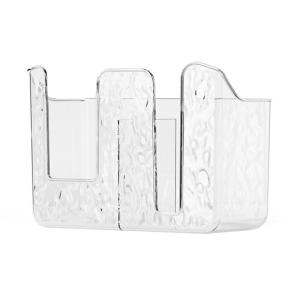 Duals Layer Wall Mounted Plastic Wet Wipes Holder Waterproof Bathroom Organizer Tissue Box with Duals Compartment
