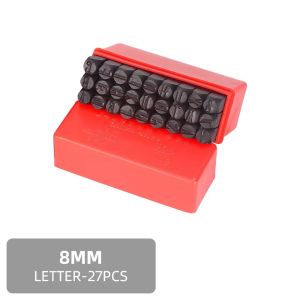 YUDESHUI Steel LetterNumber Stamp Punch With Plastic Case 3-12.5 mm Digital Letter Stamp Punch Tools Metal Punch