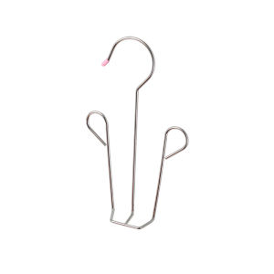 [Ready Stock+COD] Stainless Steel Shoes Drying Hanger with 2 Clips Household Multi-functional Shoes & Socks Hanging Racks Laundry Drying Rack Organizer