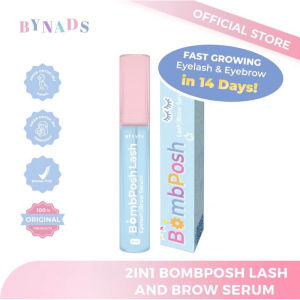 2IN1 BOMBPOSH LASH AND BROW SERUM BYNADS EYELASH AND EYEBROW BY BYNADS EYE LASH BROW SERUM PENUMBUH BULU MATA DAN ALIS BYNADS BEAUTY BYNADS