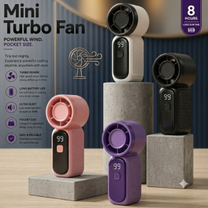 Best Pick: 3600mAh Portable Mini Handheld Fan 3.5 Inch High Speed Personal Turbo Strong Wind Outdoor Travel Fan