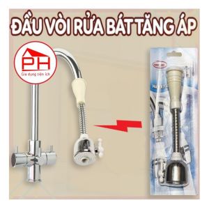 [Sỉ siêu rẻ] Đầu nối Vòi Rửa Chén Bát Tăng Áp Lực Nước 2 Chế Độ Xoay 360 Độ Dụng Cụ Nối Vòi Nước Chống Gỉ Đa Năng