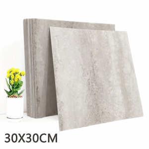 ALLLUCK PVC Gạch lát sàn 30X30CM Tự dính Gạch lát sàn vinyl Bền bỉ Kết cấu đá cẩm thạch Decal dán tường và sàn nhà Dùng cho tường nền