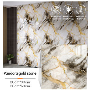 GAA Smooth PVC Marble Wallpaper Tiles for Kitchen Waterproof Self-adhesive Wall Printed Stickers